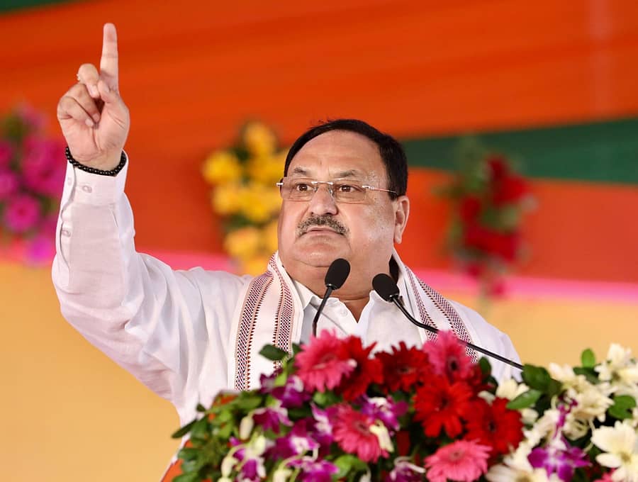 ಸಾರ್ವಜನಿಕ ಕಾರ್ಯಕ್ರಮವೊಂದರಲ್ಲಿ ಬಿಜೆಪಿ ರಾಷ್ಟ್ರೀಯ ಅಧ್ಯಕ್ಷ ಜೆ ಪಿ ನಡ್ಡಾ ಮಾತನಾಡುತ್ತಿರುವುದು
ಐಎಎನ್ಎಸ್/ಟ್ವಿಟರ್ ಚಿತ್ರ