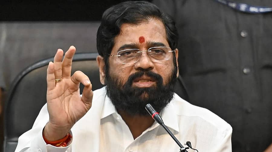 <div class="paragraphs"><p>ಮಹಾರಾಷ್ಟ್ರ ಮುಖ್ಯಮಂತ್ರಿ ಏಕನಾಥ ಶಿಂದೆ</p></div>