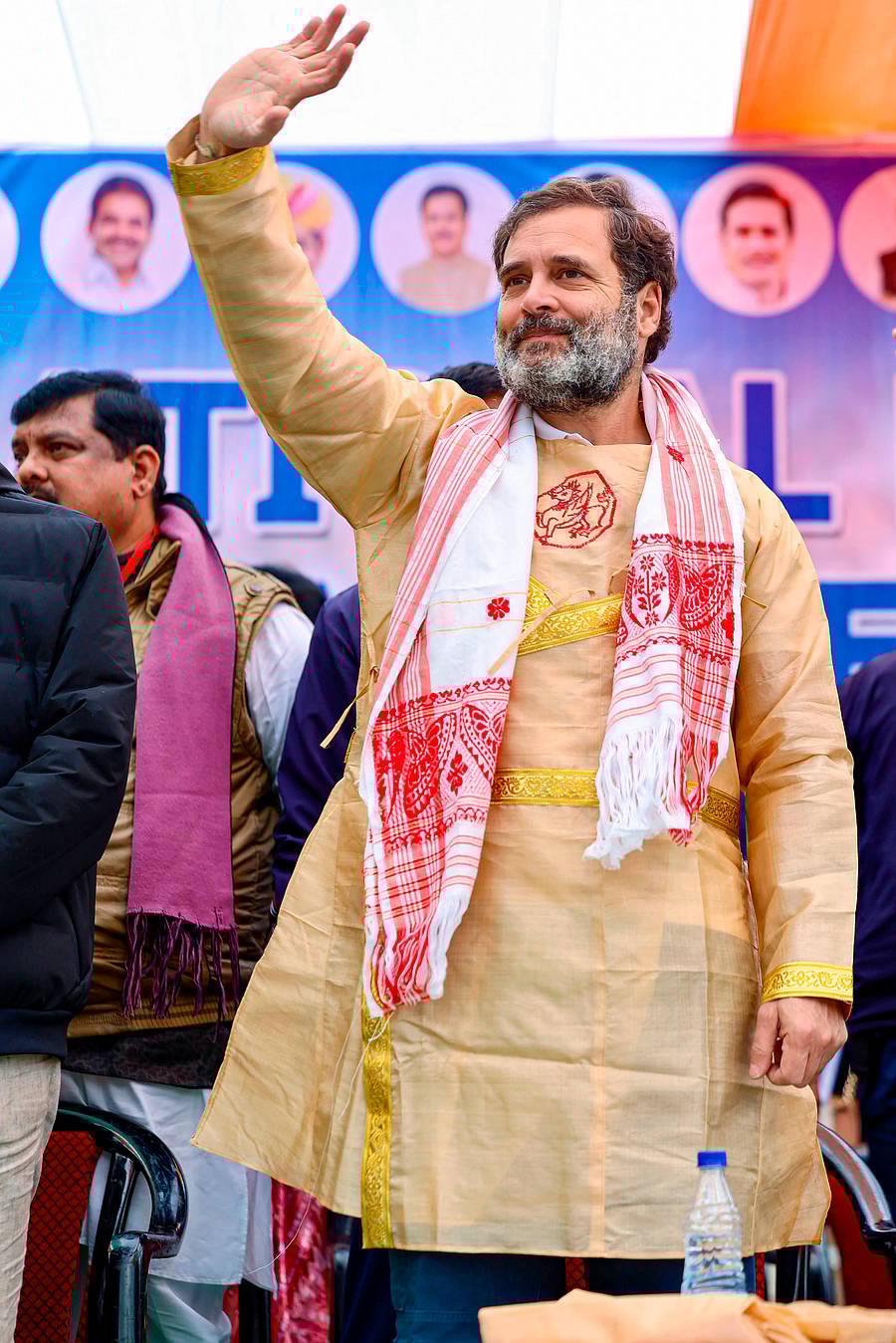 **EDS: IMAGE VIA AICC** Congress leader Rahul Gandhi during the Bharat Jodo Nyay Yatra, on Thursday, Jan. 18, 2024. (PTI Photo)(PTI01_18_2024_000113A)