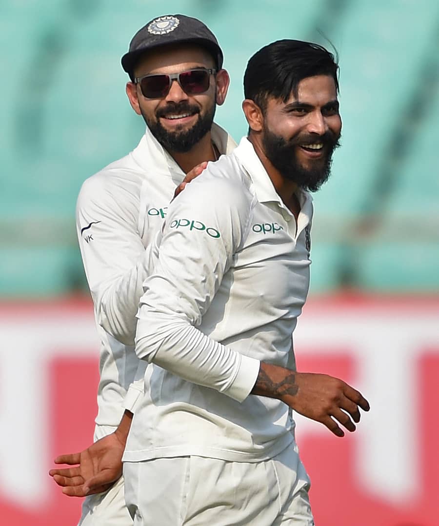 ವಿರಾಟ್ ಕೊಹ್ಲಿ ಮತ್ತು ರವೀಂದ್ರ ಜಡೇಜ