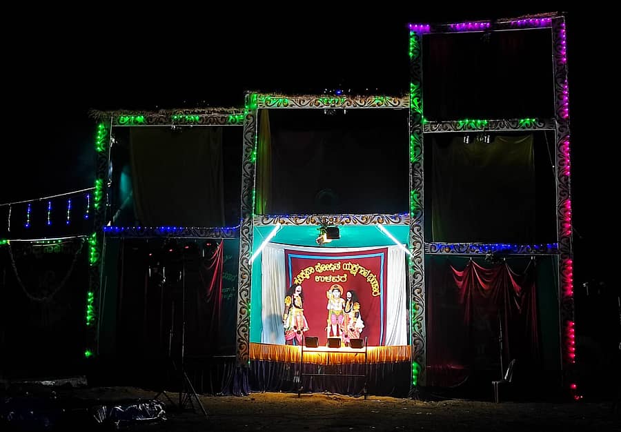 ಕಾರವಾರ ತಾಲ್ಲೂಕಿನ ಚೆಂಡಿಯಾದಲ್ಲಿ ಜಲಂಧರ ಕಾಳಗ ಯಕ್ಷಗಾನ ಪ್ರದರ್ಶಿಸಲಾಯಿತು