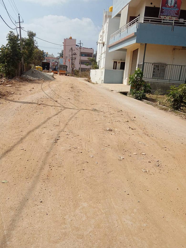 ಕಾನ್ಷಿರಾಮ ನಗರದ ರಸ್ತೆಯ ಸ್ಥಿತಿ