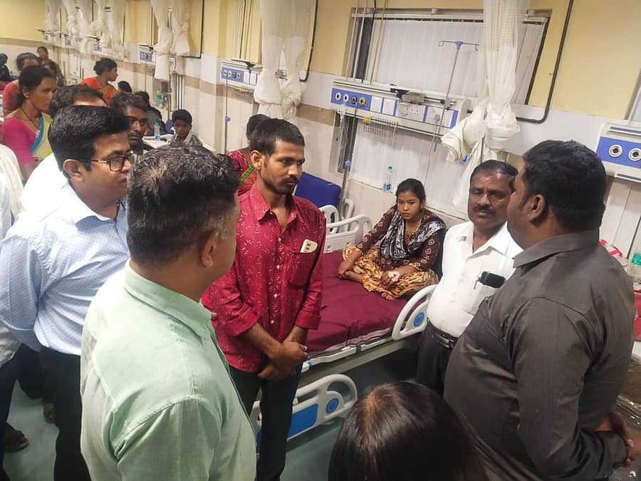 ಕುಣಿಗಲ್ ಆಸ್ಪತ್ರೆಗೆ ಭೇಟಿ ನೀಡಿದ ತಹಶೀಲ್ದಾರ್ ವಿಶ್ವನಾಥ್