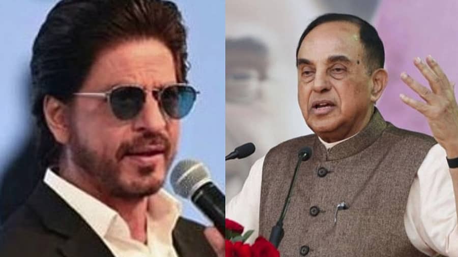 <div class="paragraphs"><p>ಶಾರುಕ್‌ ಖಾನ್, ಸುಬ್ರಮಣಿಯನ್‌ ಸ್ವಾಮಿ</p></div>