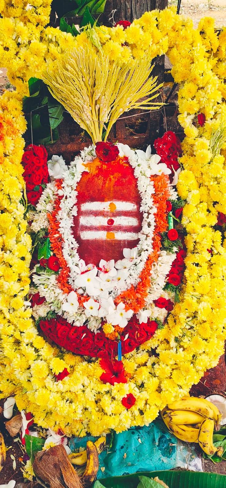 ಪಾವಗಡ ತಾಲ್ಲೂಕಿನ ಕೆಂಚಮ್ಮನಹಳ್ಳಿ ಬಳಿಯ ಚಿತ್ರಲಿಂಗೇಶ್ವರ ವಿಗ್ರಹ