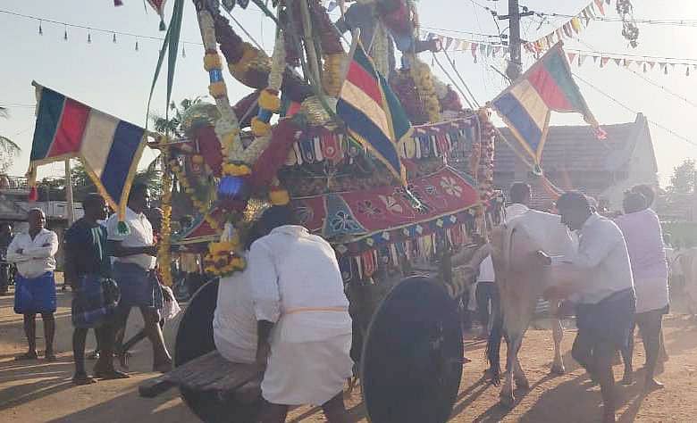 ಸಂತೇಮರಹಳ್ಳಿ ಸಮೀಪದ ಬಾಣಹಳ್ಳಿಯಲ್ಲಿ ಸತ್ಯವತಿ ಬಂಡಿ ಉತ್ಸವ ನಡೆಯಿತು