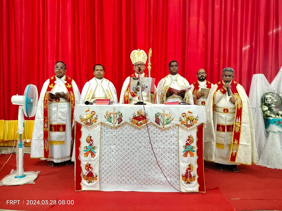 ಬೆಳ್ತಂಗಡಿ ಸೇಂಟ್ ಲಾರೆನ್ಸ್ ಚರ್ಚ್ನಲ್ಲಿ ಪಾಸ್ಕ ಹಬ್ಬದ ಆಚರಣೆ ನಡೆಯಿತು