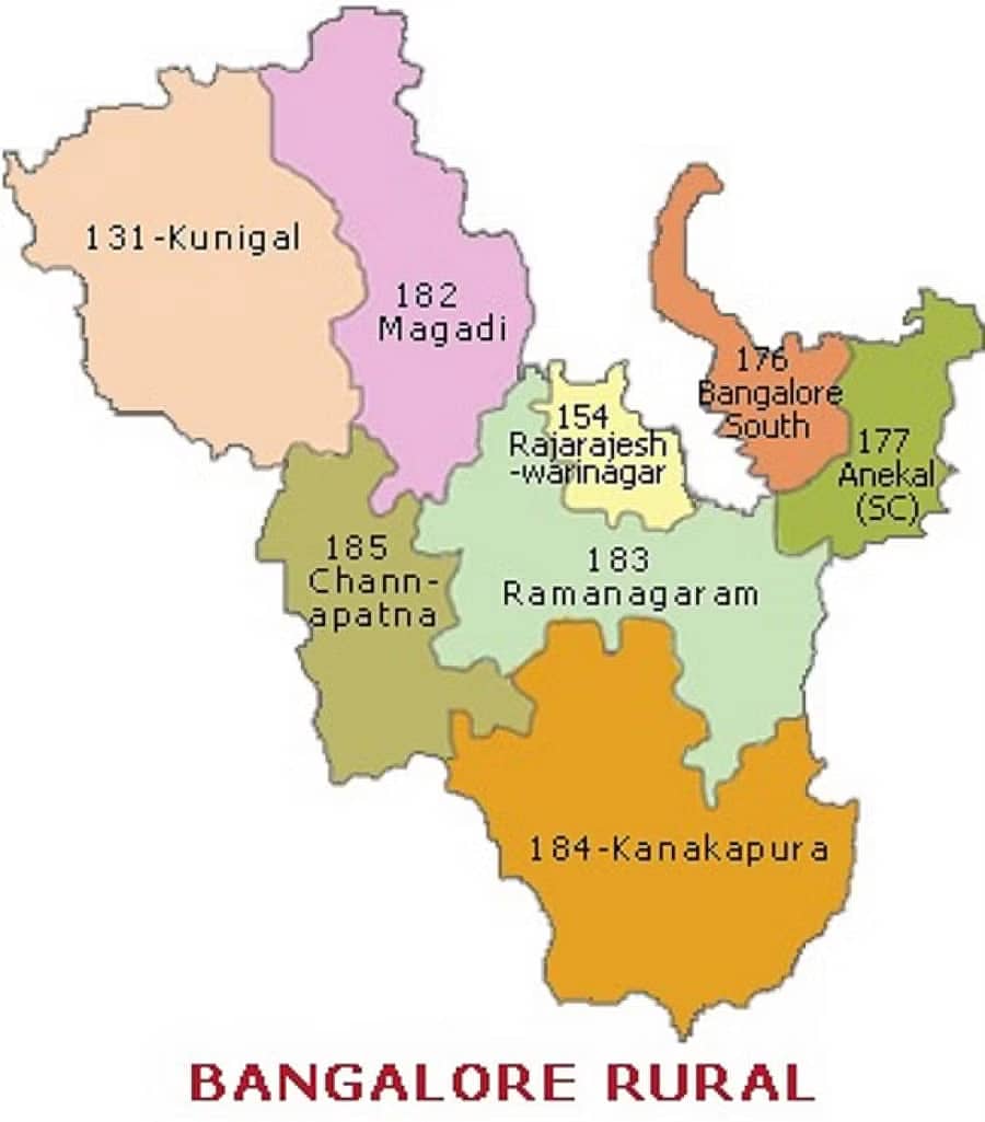 <div class="paragraphs"><p>ಬೆಂಗಳೂರು ಗ್ರಾಮಾಂತರ ಲೋಕಸಭಾ ಕ್ಷೇತ್ರದ ನಕ್ಷೆ</p></div>