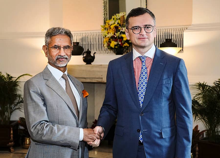 ಎಸ್.ಜೈಶಂಕರ್ ಮತ್ತು ಡಿಮಿಟ್ರೋ ಕುಲೇಬಾ