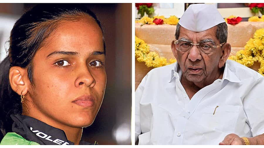 <div class="paragraphs"><p>ಸೈನಾ ನೆಹ್ವಾಲ್ ಮತ್ತು ಶಾಮನೂರು ಶಿವಶಂಕರಪ್ಪ</p></div>