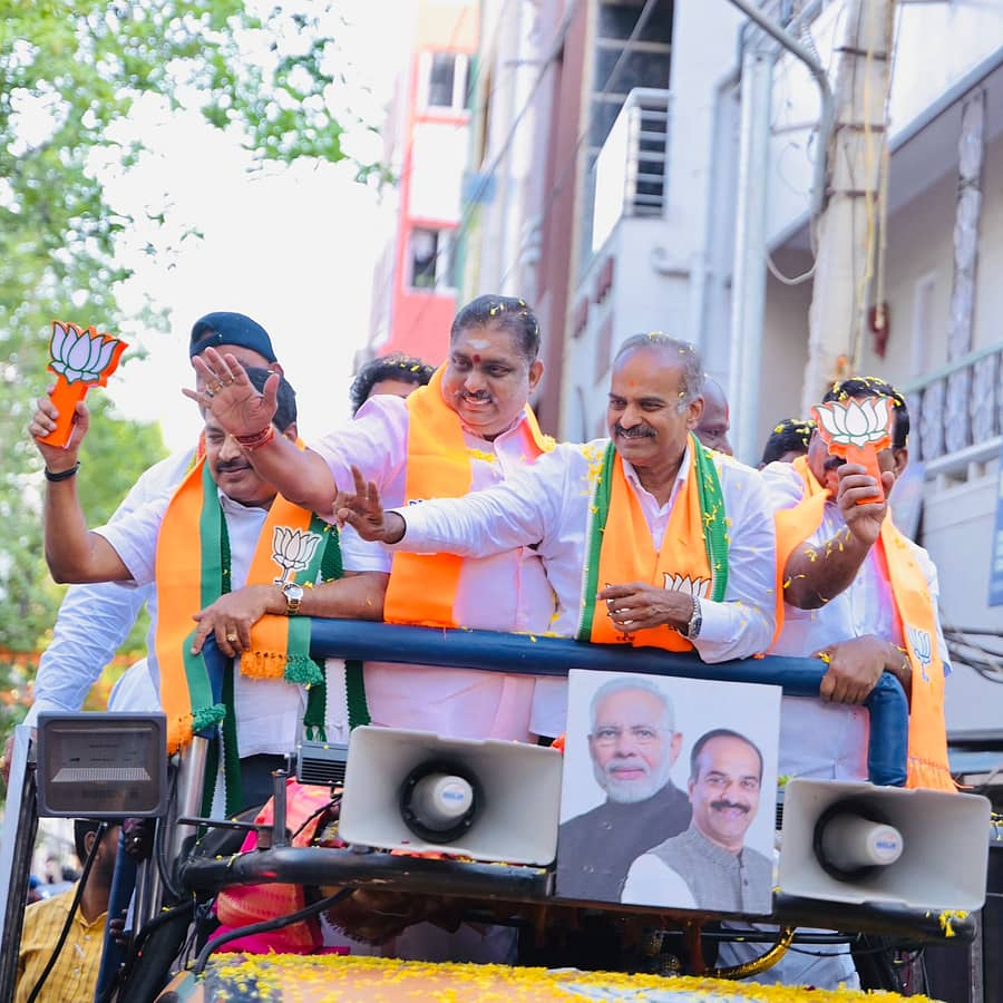 ಪಿ.ಸಿ. ಮೋಹನ್‌ ಮಂಗಳವಾರ ಪ್ರಚಾರ ನಡೆಸಿದರು.