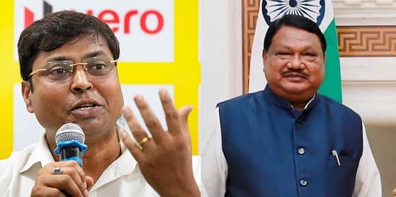 <div class="paragraphs"><p>ದಿಲೀಪ್ ಕುಮಾರ್ ಟಿರ್ಕೆ ಮತ್ತು ಜುಯೆಲ್ ಓರಮ್</p></div>