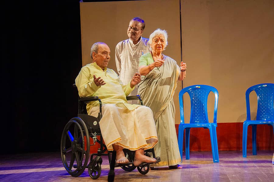 <div class="paragraphs"><p>‘ಅಯಾನ್‌ ಶಾಂತಿ ಕುಟೀರ’ ನಾಟಕದ ದೃಶ್ಯ</p></div>