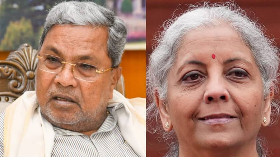 <div class="paragraphs"><p>ಮುಖ್ಯಮಂತ್ರಿ ಸಿದ್ದರಾಮಯ್ಯ ಮತ್ತು ಕೇಂದ್ರ ಹಣಕಾಸು ಸಚಿವೆ ನಿರ್ಮಲಾ ಸೀತಾರಾಮನ್‌</p></div>