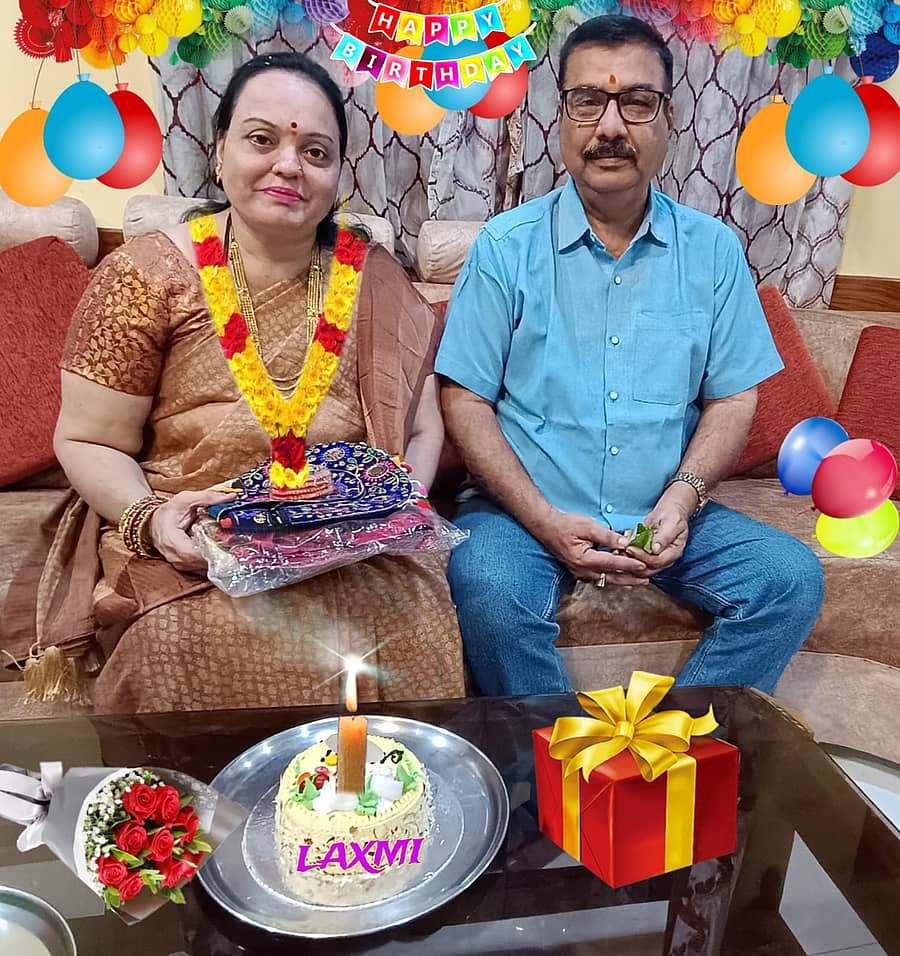 ಗದುಗಿನ ಪ್ರಕಾಶ್‌ ಬಾಕಳೆ ಮನೆಯಲ್ಲಿ ಜನ್ಮದಿನ ಆಚರಿಸಿಕೊಂಡಿದ್ದ ಲಕ್ಷ್ಮಿಬಾಯಿ