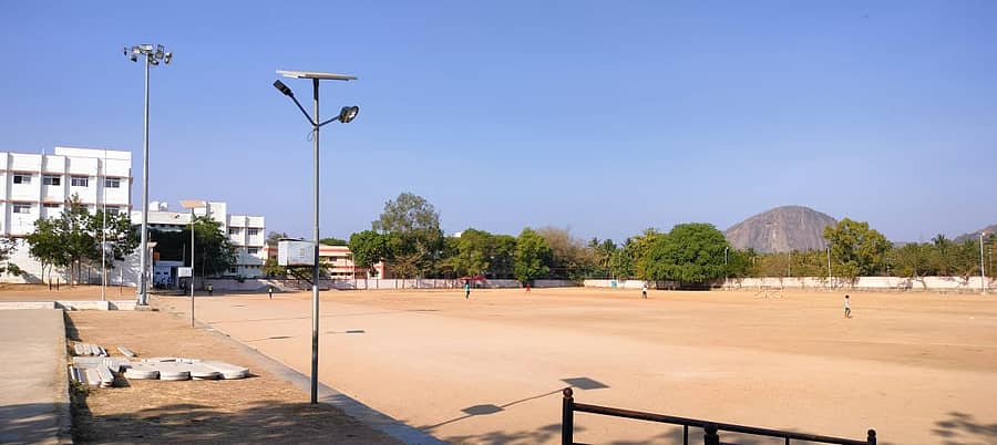 ರಾಮನಗರ ಜಿಲ್ಲಾ ಕ್ರೀಡಾಂಗಣದ ನೋಟ
ಪ್ರಜಾವಾಣಿ ಚಿತ್ರಗಳು: ಚಂದ್ರೇಗೌಡ