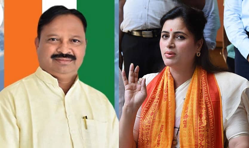 <div class="paragraphs"><p>ಬಲವಂತ್‌ ಬಸವಂತ್‌ ವಾಂಖಡೆ, ನವನೀತ್‌ ಕೌರ್‌ ರಾಣಾ</p></div>