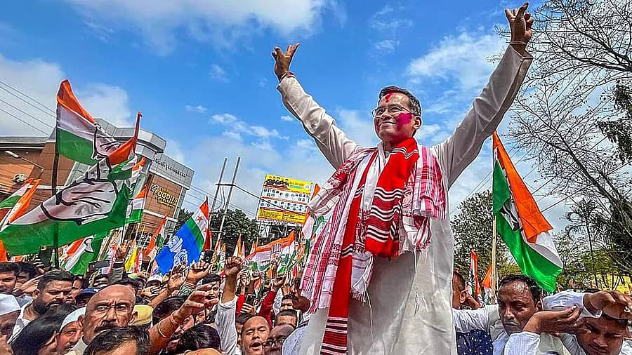 <div class="paragraphs"><p>ಕಾಂಗ್ರೆಸ್ ಅಭ್ಯರ್ಥಿ ಗೌರವ್ ಗೊಗೊಯಿ</p></div>