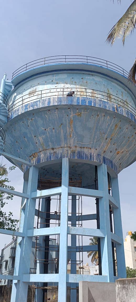 ಹಾರೋಹಳ್ಳಿಯ ಮೇಗಳ ಬೀದಿಯಲ್ಲಿ ನಿರ್ಮಿಸಿರುವ ಕುಡಿಯುವ ನೀರಿನ ಟ್ಯಾಂಕ್