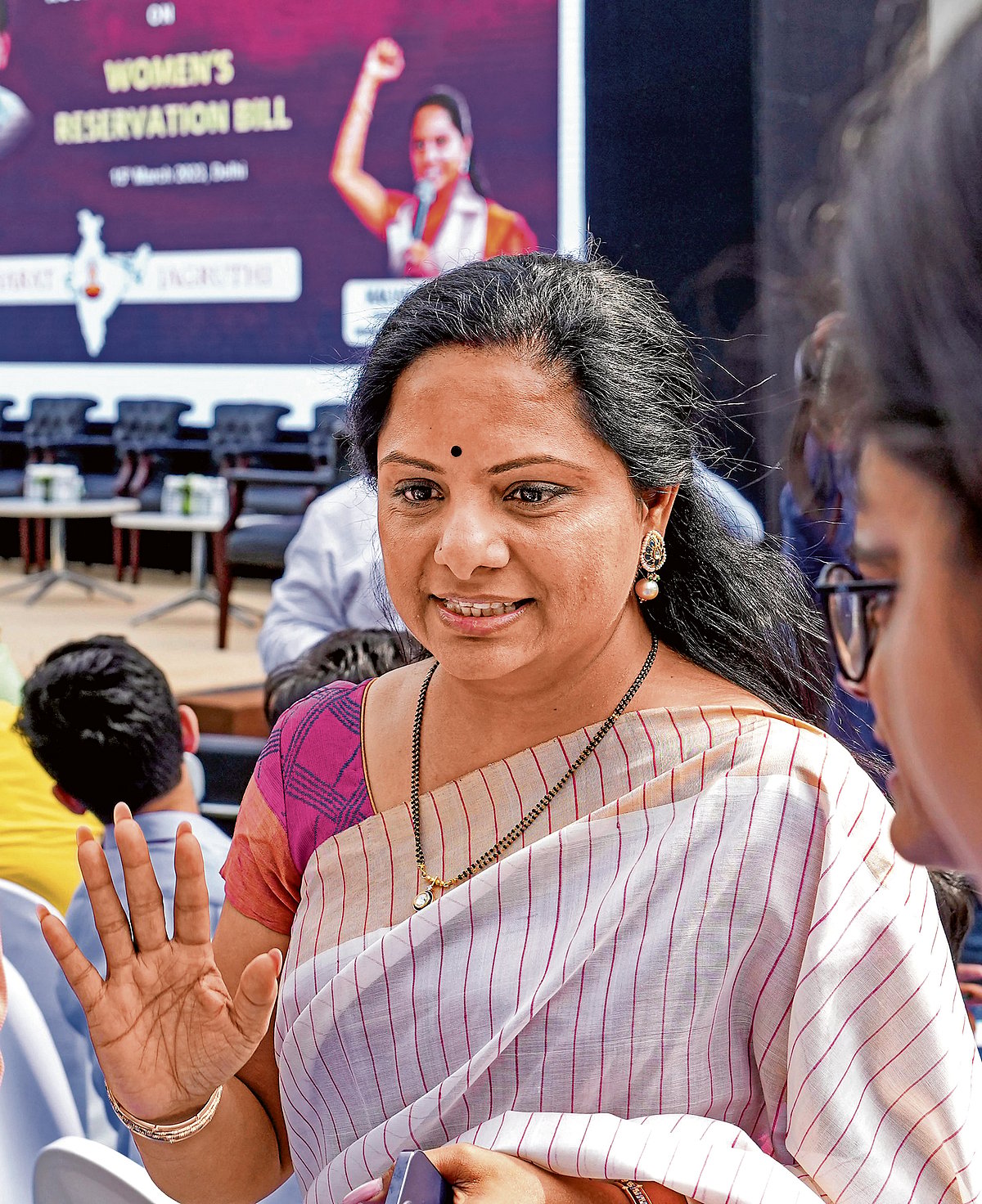 TRS.. ಹೊಸ ರಾಜಕೀಯ ಪಕ್ಷದ ಹೆಸರು ಘೋಷಿಸಿದ ಕೆಸಿಆರ್ ಪುತ್ರಿ ಕೆ.ಕವಿತಾ