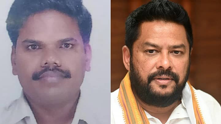 <div class="paragraphs"><p>ಪಿ.ಚಂದ್ರಶೇಖರನ್ ಮತ್ತು ಸಚಿವ ಬಿ.ನಾಗೇಂದ್ರ)</p></div>