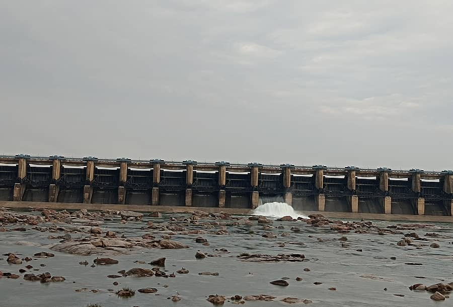 ನಾರಾಯಣಪುರ ಸಮೀಪದ ಬಸವಸಾಗರ ಜಲಾಶಯದ 1ನೇ ಕ್ರಸ್ಟ್ಗೇಟ್ ಮೂಲಕ ಕೃಷ್ಣಾ ನದಿಗೆ ನೀರು ಹರಿಸಲಾಯಿತು