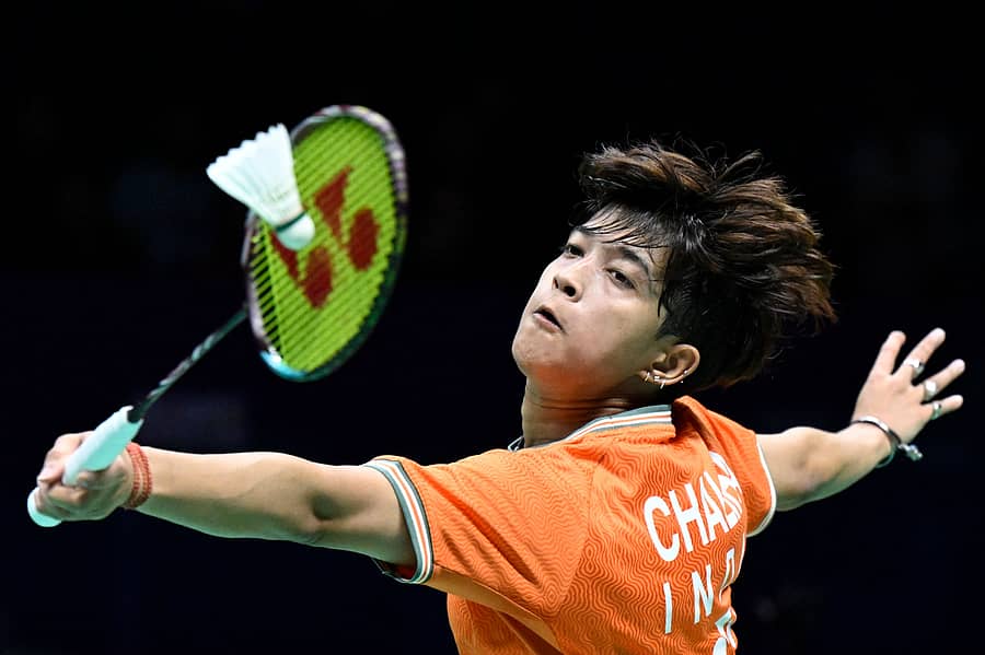 ಭಾರತದ ಅಶ್ಮಿತಾ ಚಾಲಿಹಾ.  ಎಎಫ್‌ಪಿ ಚಿತ್ರ 
