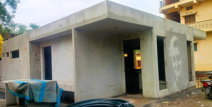 ಅಫಜಲಪುರದಲ್ಲಿರುವ ನಿರ್ಮಾಣದ ಹಂತದ ಇಂದಿರಾ ಕ್ಯಾಂಟೀನ್ ಕಟ್ಟಡ