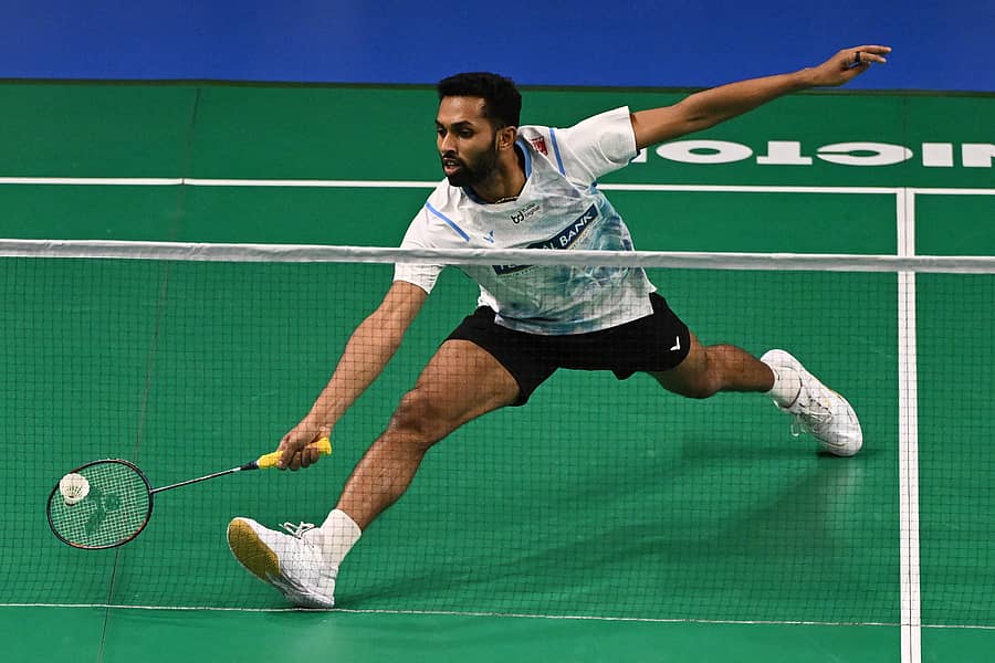 ಭಾರತದ ಎಚ್.ಎಸ್. ಪ್ರಣಯ್ ಅವರ ಆಟದ ವೈಖರಿ –ಎಎಫ್ಪಿ ಚಿತ್ರ