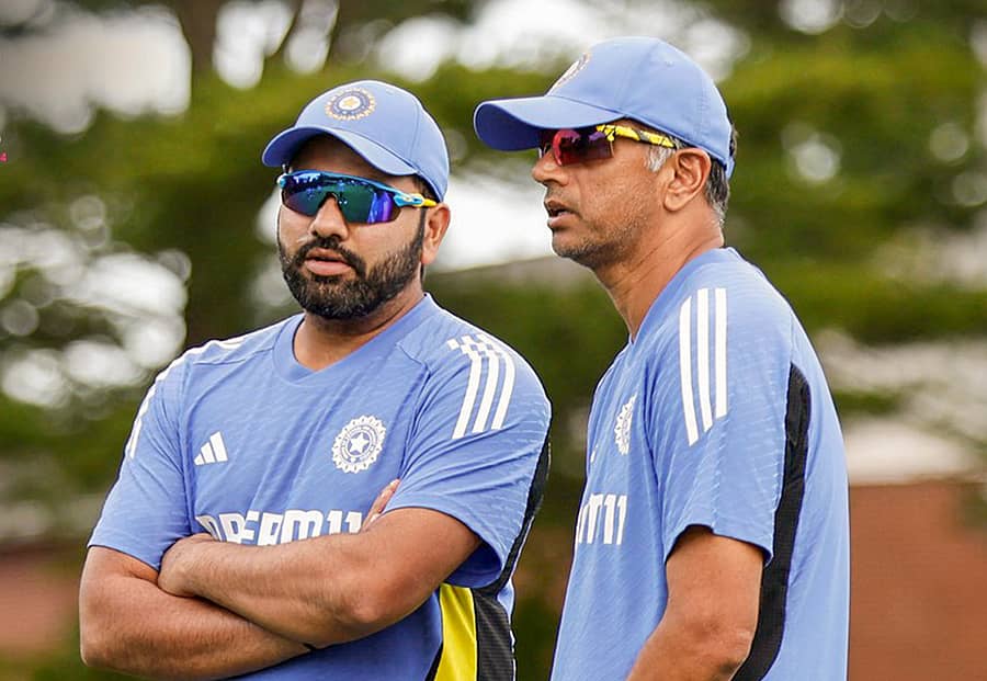 ರೋಹಿತ್ ಶರ್ಮಾ ಮತ್ತು ರಾಹುಲ್ ದ್ರಾವಿಡ್