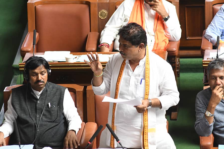 ವಿಧಾನಸಭೆಯಲ್ಲಿ ಆರ್.ಅಶೋಕ ಮಾತನಾಡಿದರು.