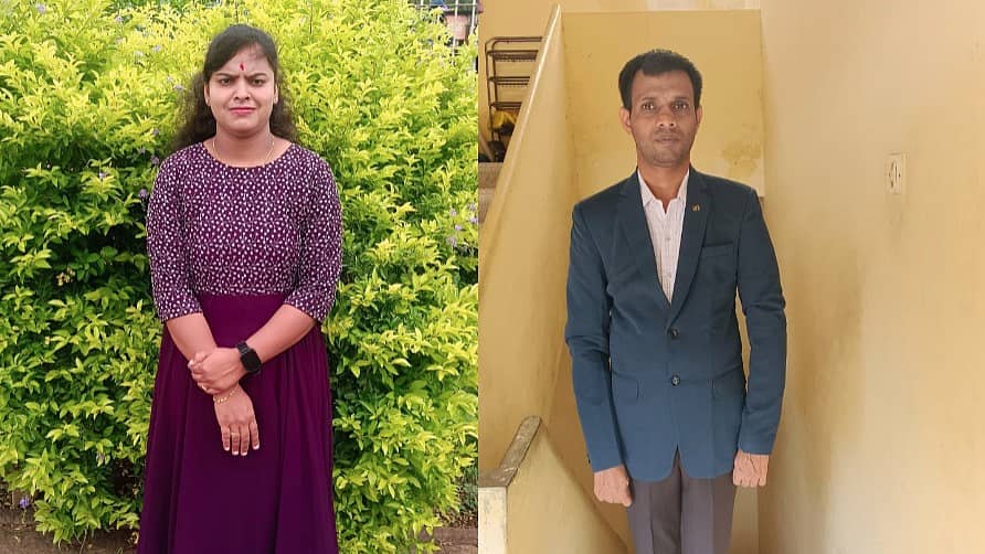 <div class="paragraphs"><p>ಭದ್ರಾವತಿಯ ಡಿ.ನಾಗರತ್ನಾ, ಶಿವಮೊಗ್ಗದ ಯೋಗರಾಜ್</p></div>