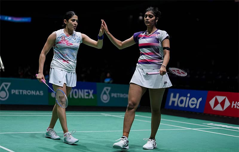 <div class="paragraphs"><p>ಅಶ್ವಿನಿ ಪೊನ್ನಪ್ಪ ಮತ್ತು ತನಿಷಾ ಕ್ರಾಸ್ತೊ (ಬಲ)</p></div>