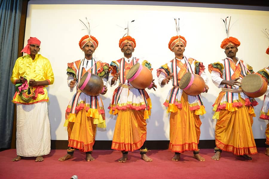 ಕುಡುಬಿ ನೃತ್ಯದ ದೃಶ್ಯ