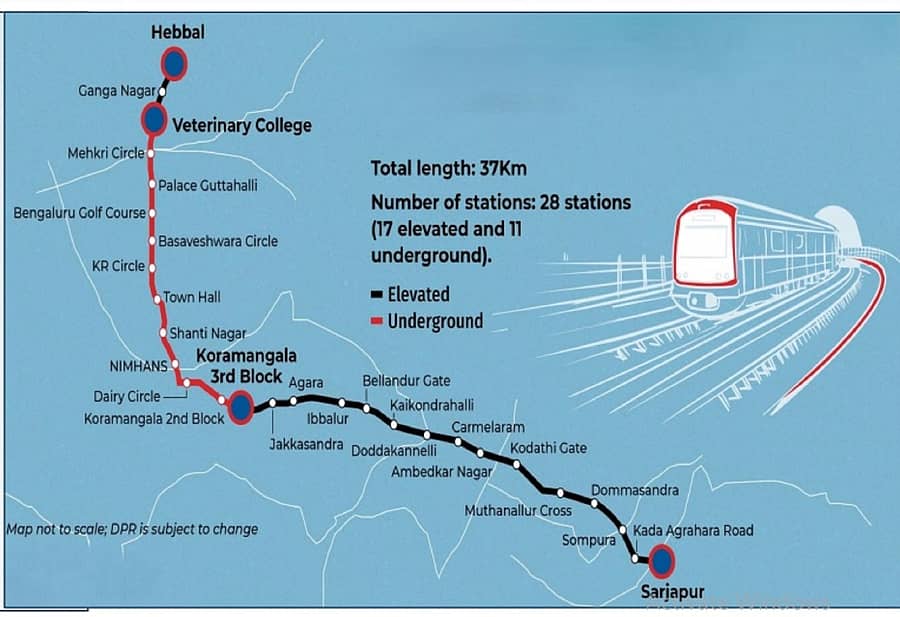 ಹೆಬ್ಬಾಳ– ಸರ್ಜಾಪುರ ಮೆಟ್ರೊ ಮಾರ್ಗ
