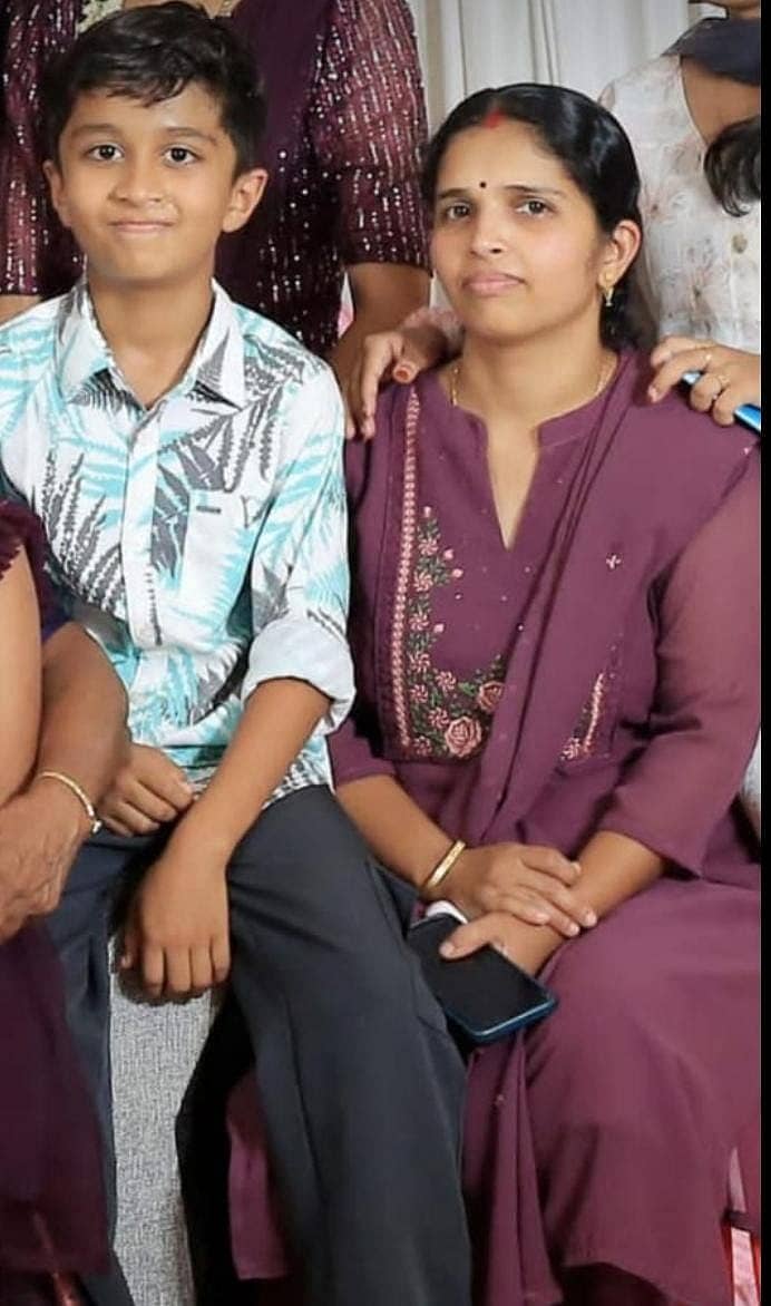 ದಿವ್ಯಾ ಹಾಗೂ ಮಗ ಲಕ್ಷಿತ್