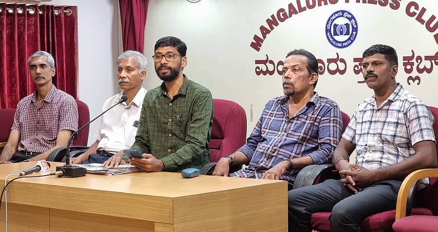 ಸುದ್ದಿಗೋಷ್ಠಿಯಲ್ಲಿ ಎನ್ಇಸಿಎಫ್ ಕಾರ್ಯದರ್ಶಿ ಶಶಿಧರ್ ಶೆಟ್ಟಿ ಮಾತನಾಡಿದರು