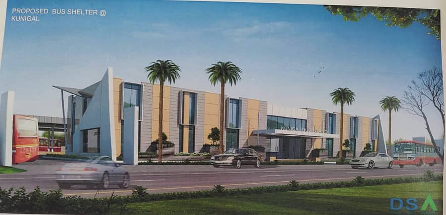 ಕುಣಿಗಲ್ ಪುರಸಭೆಯ ಹೈಟೆಕ್ ಬಸ್ ನಿಲ್ದಾಣದ ನೀಲ ನಕ್ಷೆ