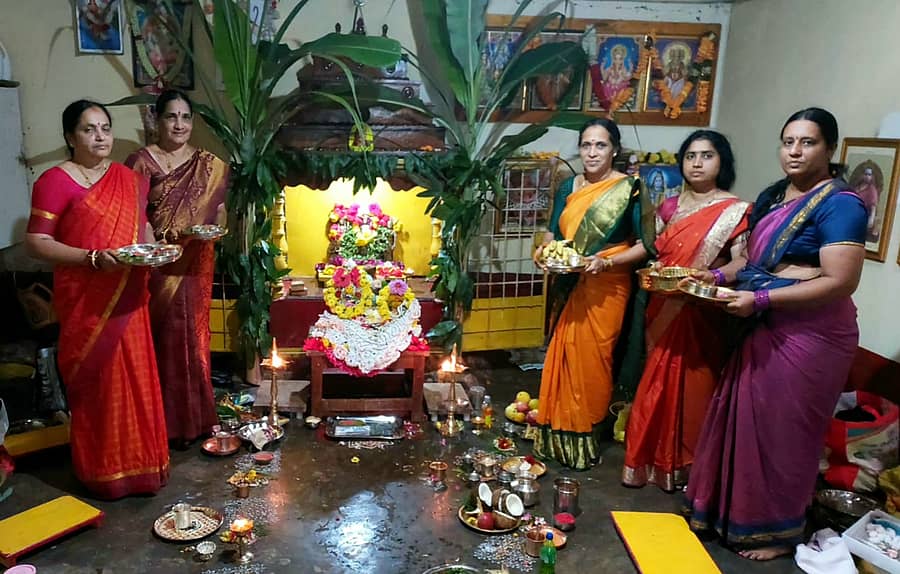 ರಿಪ್ಪನ್‌ಪೇಟೆ ಶ್ರೀರಾಮ ಮಂದಿರದಲ್ಲಿ ಮಹಿಳೆಯರು ಸಾಮೂಹಿಕ ಗೌರಿ ವ್ರತ ಆಚರಿಸಿದರು