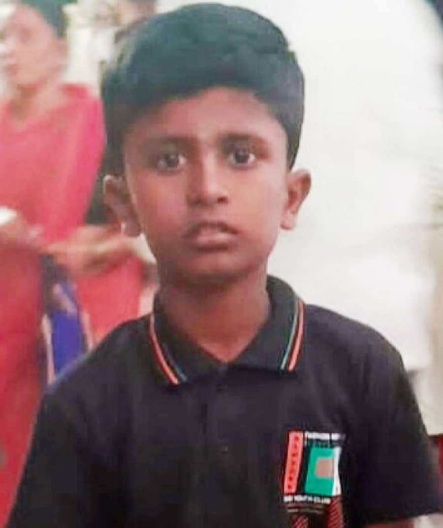 ಮೃತ ಬಾಲಕ ಸೃಜನ್ ಬಂಡಗರ್