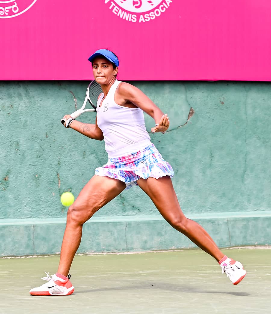 <div class="paragraphs"><p>ಭಾರತದ ರಿಯಾ ಭಾಟಿಯಾ ಅವರ ಆಟದ ವೈಖರಿ </p></div>