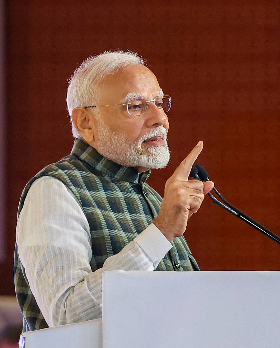 <div class="paragraphs"><p>ಪ್ರಧಾನಿ ಮೋದಿ ಅವರು ಕಾರ್ಯಕ್ರಮದಲ್ಲಿ ಮಾತನಾಡಿದರು</p></div>