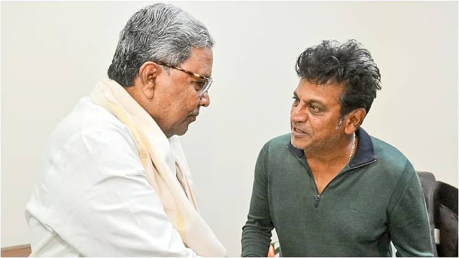 <div class="paragraphs"><p>ಸಿದ್ದರಾಮಯ್ಯ,&nbsp;ಶಿವರಾಜ್ ಕುಮಾರ್‌</p></div>
