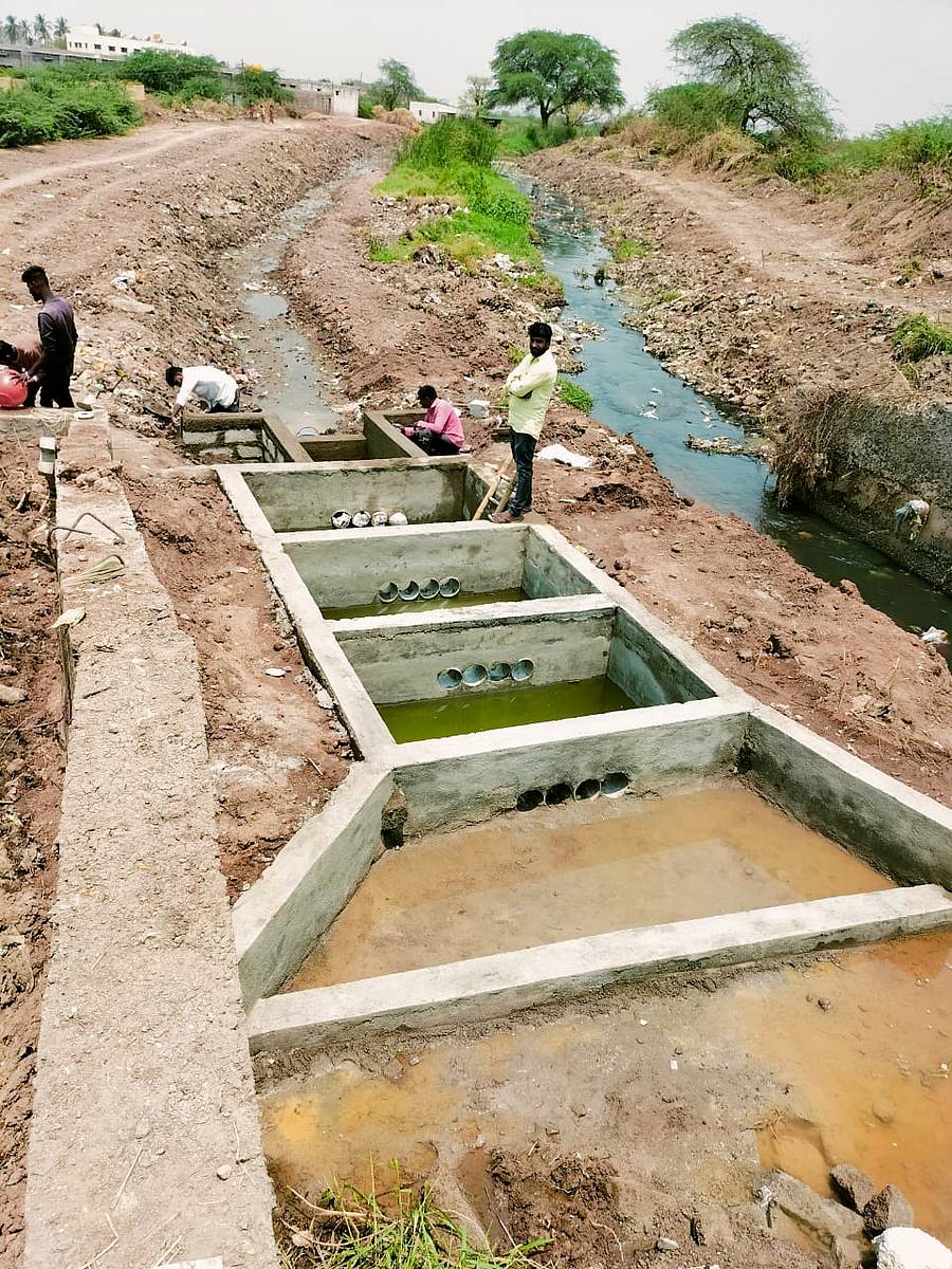 ದೇವದುರ್ಗ ತಾಲ್ಲೂಕಿನ ಜಾಲಹಳ್ಳಿಯಲ್ಲಿ ಬೂದು ನೀರು ನಿರ್ವಹಣೆ ಘಟಕ ನಿರ್ಮಿಸಲಾಗಿದೆ