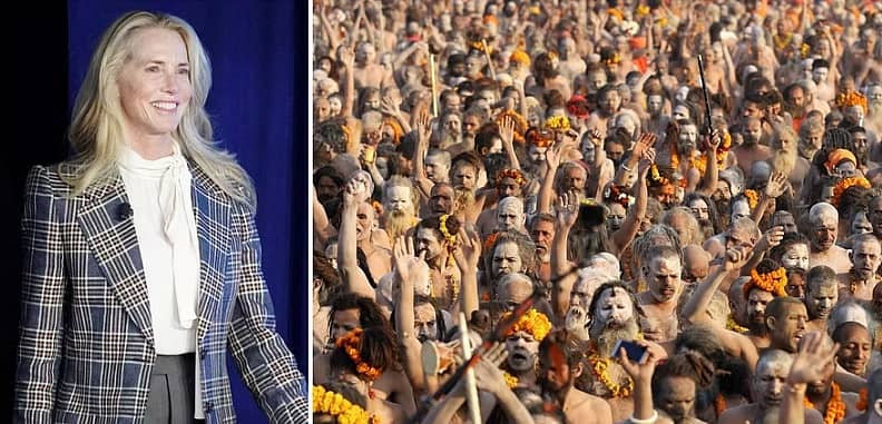 <div class="paragraphs"><p>ಪೊವೆಲ್ ಜಾಬ್ಸ್ ಮತ್ತು ಕುಂಭಮೇಳದಲ್ಲಿ ಭಾಗವಹಿಸಿರುವ ಸಂತರು</p></div>