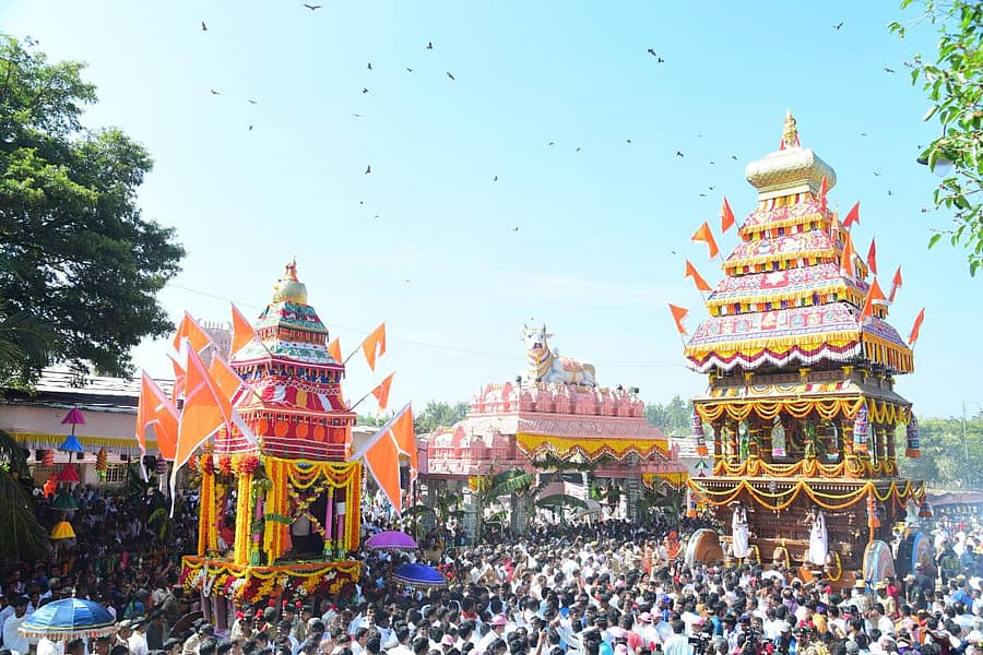 <div class="paragraphs"><p>ಸುತ್ತೂರು ಜಾತ್ರೆಯಲ್ಲಿ ನಡೆಯುವ ರಥೋತ್ಸವದ ನೋಟ (ಸಂಗ್ರಹ ಚಿತ್ರ)</p></div>