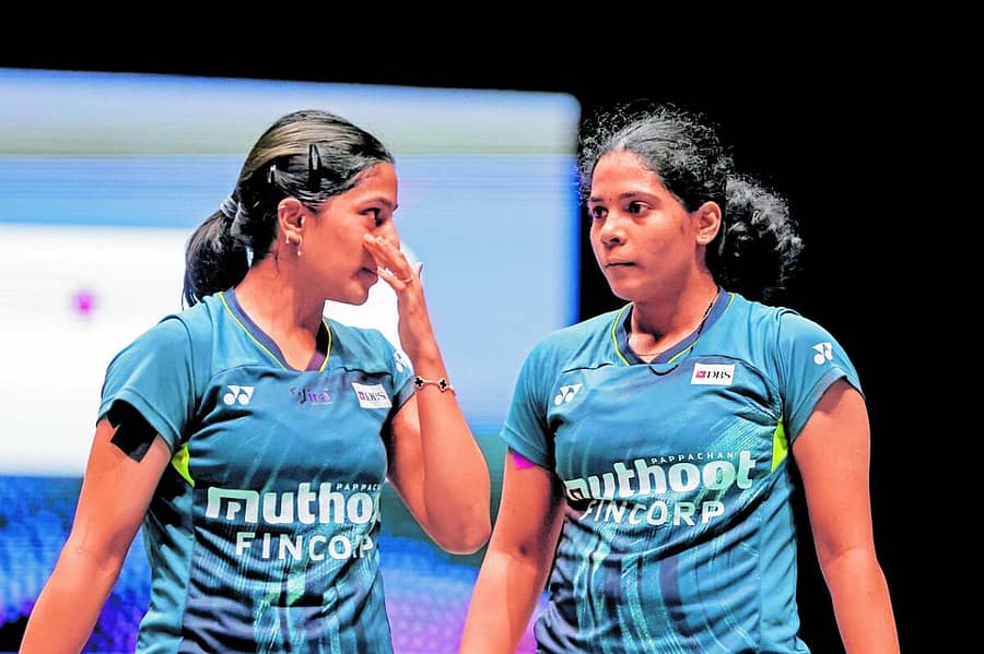 <div class="paragraphs"><p>ಗಾಯತ್ರಿ ಗೋಪಿಚಂದ್ ಮತ್ತು ಟ್ರೀಸಾ ಜೋಳಿ</p></div>