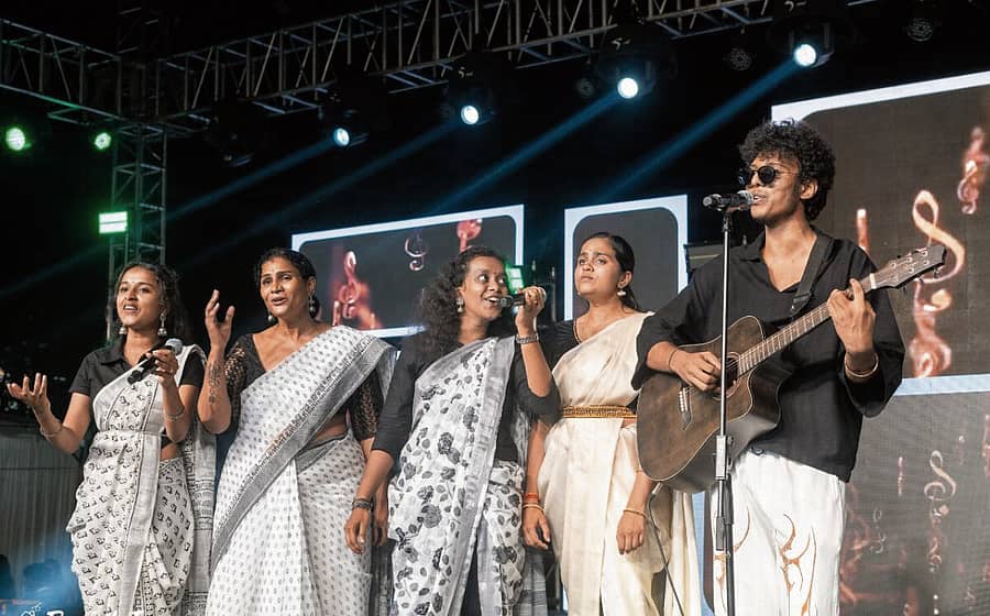 ಸಾಗರ್‌ ಸಿಂಹ ಅವರ ‘ಸ್ವರಪಾನ’ ಸಂಗೀತ ತಂಡ. 