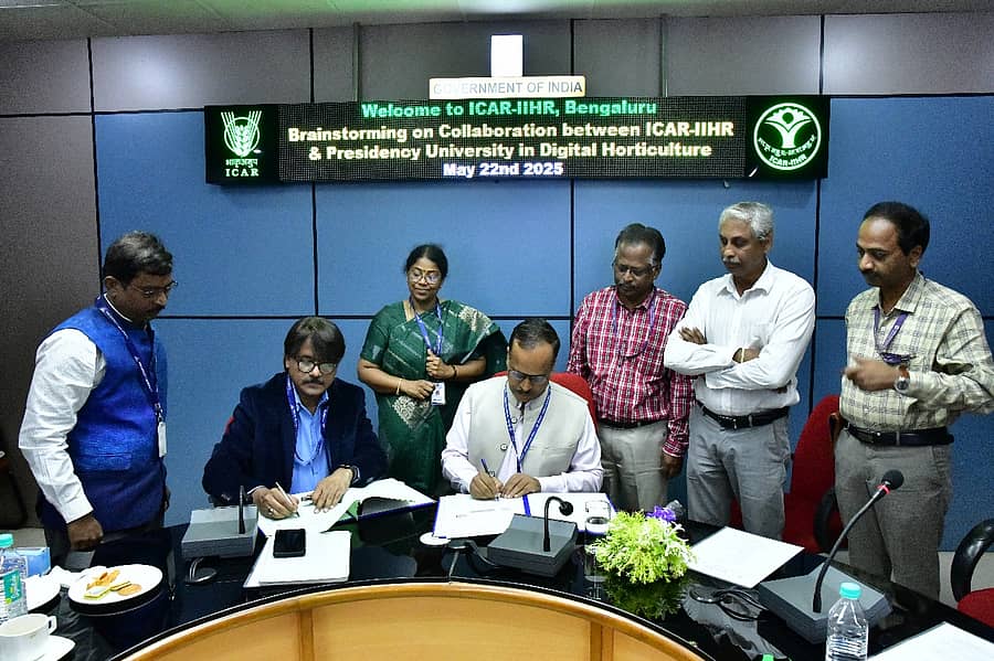 ವಿದ್ಯಾರ್ಥಿ ವಿನಿಮಯ ಮತ್ತು ಸಂಶೋಧನಾ ಸಹಯೋಗಕ್ಕಾಗಿ ಐಐಹೆಚ್ಆರ್ ಮತ್ತು ಪ್ರೆಸಿಡೆನ್ಸಿ ವಿಶ್ವವಿದ್ಯಾಲಯದ ಅಧಿಕಾರಿಗಳು ಪರಸ್ಪರ ಒಡಂಬಡಿಕೆಗೆ ಸಹಿ ಹಾಕಿದರು