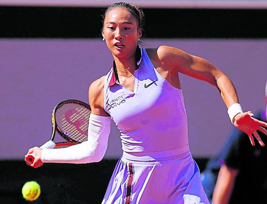 <div class="paragraphs"><p>ಚೀನಾ ಆಟಗಾರ್ತಿ ಝೆಂಗ್ ಕ್ವಿನ್ವೆನ್  </p></div>